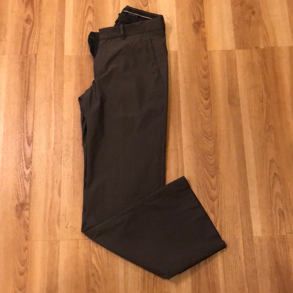 Men’s Theory brown pinstripe pants